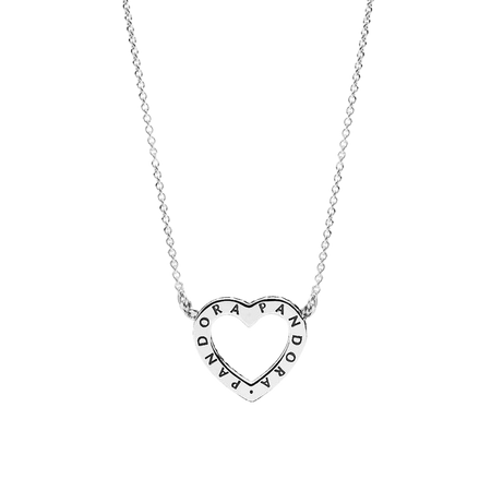 PANDORA Necklace Loving Heart