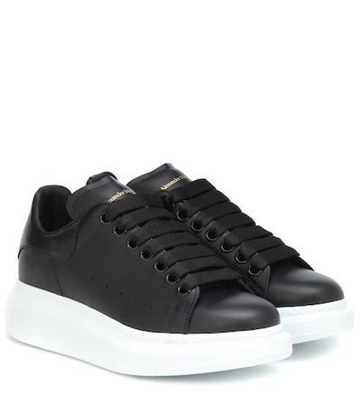 Leather sneakers