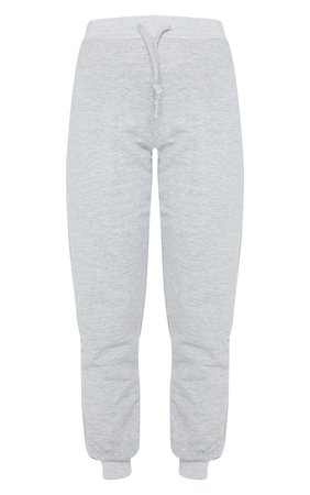 Grey Ultimate Marl Sweat Joggers | Trousers | PrettyLittleThing