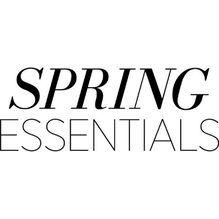 spring essentials text