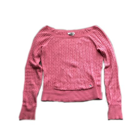 aeropostale pink knit sweater top