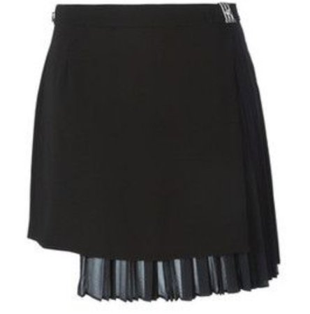 Black Asymmetric Skirt