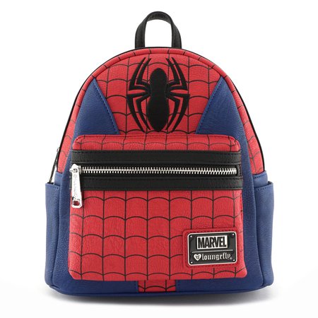 Loungefly x Marvel Spider-Man Suit Mini Faux Leather Backpack - Backpacks - Bags