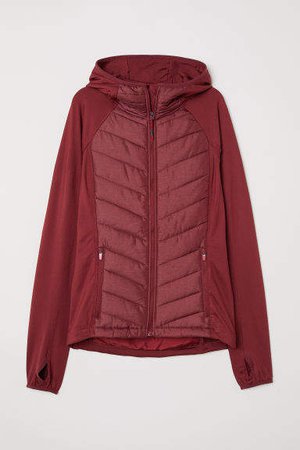 Padded Outdoor Jacket - Red