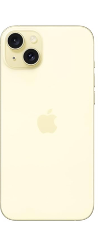 yellow iPhone 15