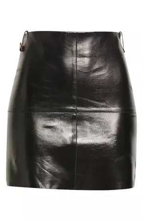 black leather skirt | Nordstrom
