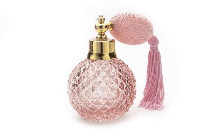 pink perfume antique