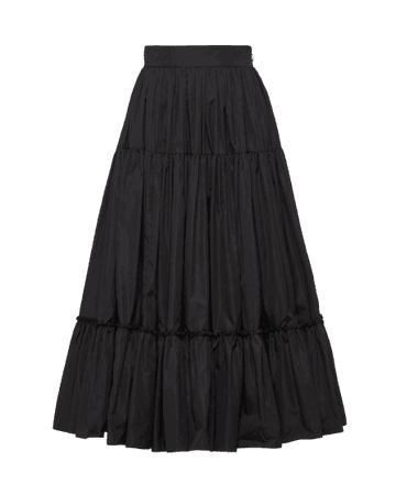 Prada Re-Nylon light full tiered skirt