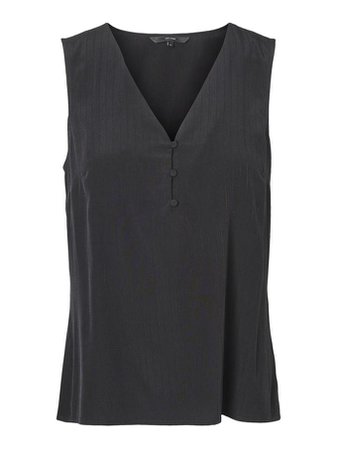 Kora Sleeveless blouse | BLACK