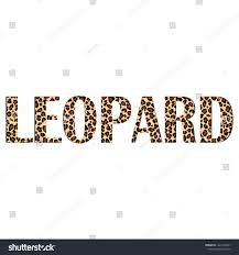 leopard print text - Google Search