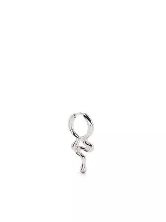 Maria Black drop-design Small Hoop Earring - Farfetch