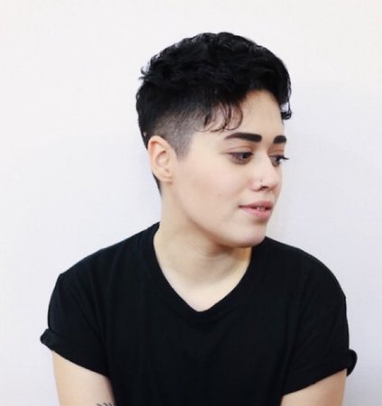 Non-binary Hair Cut