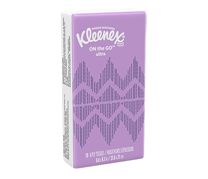 Kleenex® On-The-Go Pocket Tissue Packs