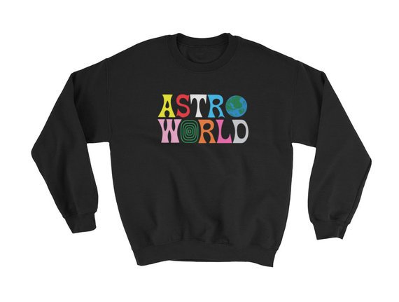Travis Scott ASTROWORLD Crewneck Sweatshirt Sweater S-5XL | Etsy