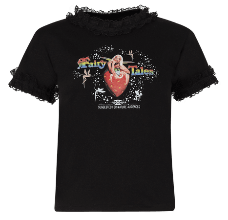 Adult Fairytales 2 T-Shirt | Black – Mimi Wade