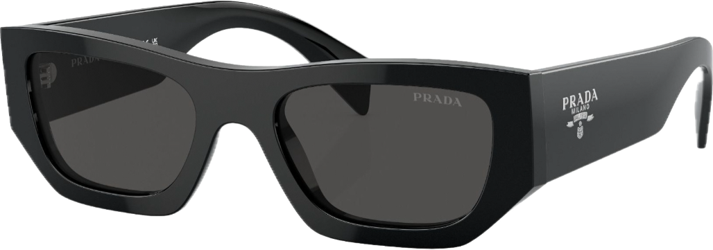 Prada Eyewear logo-lettering geometric sunglasses