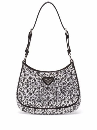 Prada Embellished Cleo Shoulder Bag