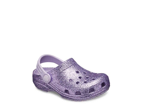Crocs Classic Glitter Clog - Kids' Kids Shoes | DSW