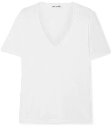Frances de Lourdes - Frankie Stretch-jersey T-shirt - White