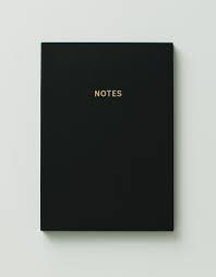 black notebook