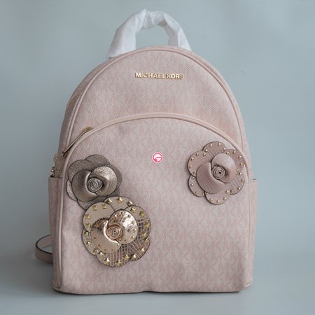 Michael Kors Abbey Medium Pink MK Flower School Bag