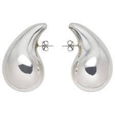 silver bottega earrings - Google Search
