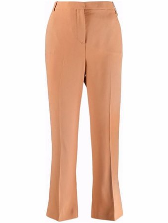 Shop Versace mid-rise cropped trousers with Express Delivery - FARFETCH