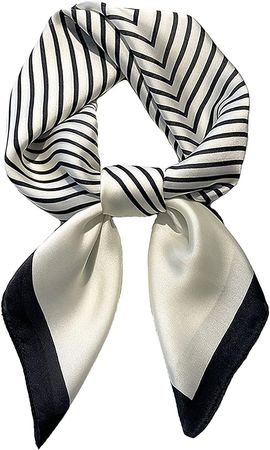 Roizsx Fashion Hair Scarf for Women Lightweight Silk Feeling Head Scarves Square Bandanas 27.5× 27.5 inches at Amazon Women’s Clothing store
