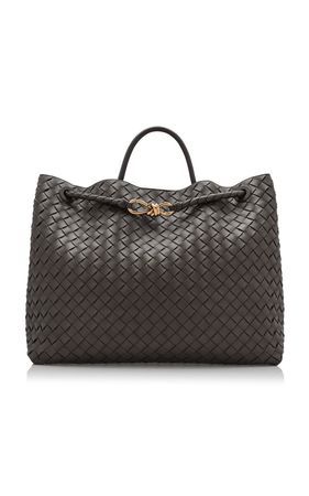 Large Andiamo Intrecciato Leather Tote Bag By Bottega Veneta | Moda Operandi