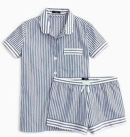 striped pajama set