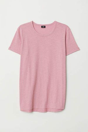 Slub Jersey T-shirt - Pink