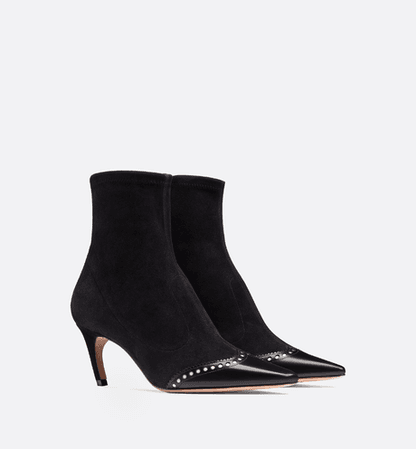 Spectadior ankle boot in stretch suede calfskin - Shoes - Woman | DIOR