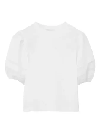 Burberry Kids puff-sleeves Cotton T-shirt - Farfetch