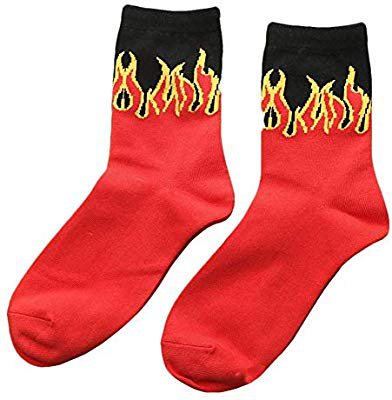 flame print socks - Google Search