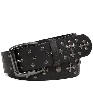 Cross Leather Belt