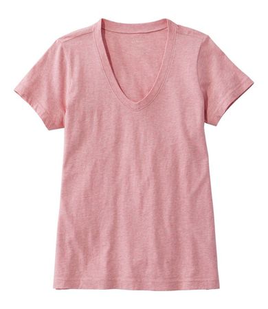 Women's Washed Cotton Tee, Short-Sleeve V-Neck | Tees & Knit Tops at L.L.Bean