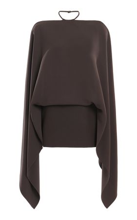 Draped Silk Mini Dress By Valentino | Moda Operandi