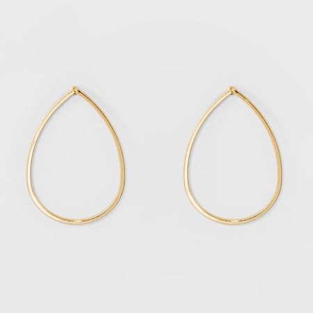 Metal Drop Earrings - A New Day™ Gold : Target