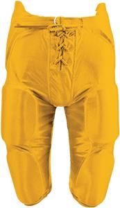 Martin 7-Pad Integrated Adult Lace Fly Football Dazzle Pants - Football Equipment and Gear in Yellow