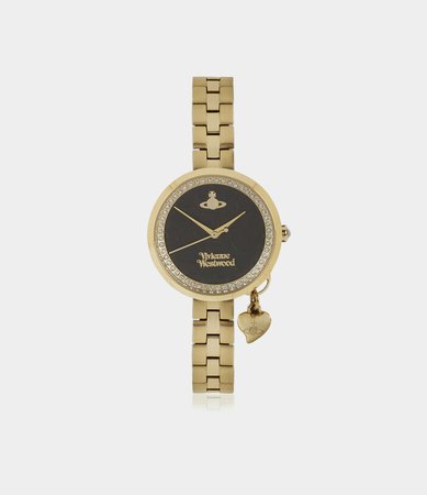 Exclusive Bow Watch II Black/Gold | Women's Watches | Vivienne Westwood