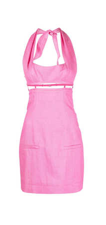 jacquemus pink dress