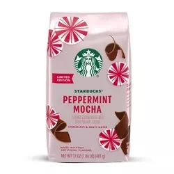 Starbucks Peppermint Mocha Flavored Light Roast Coffee - 11oz : Target