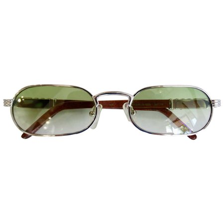 Porta Romana 1990s Green Ombre Lens Sunglasses For Sale at 1stDibs