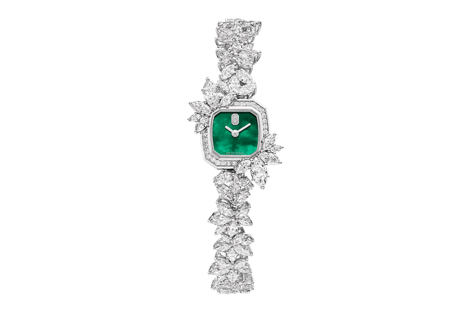 Harry Winston, Emerald and Diamond Watch