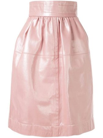 Marc Jacobs Lambskin Leather Skirt