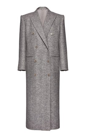 Wool-Blend Herringbone Coat By Magda Butrym | Moda Operandi