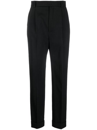 Saint Laurent high-waist Tailored Trousers - Farfetch