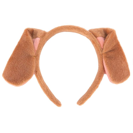 JULYING Cute Spotted Puppy Ears Shape Durable Hair Hoop Women Headband