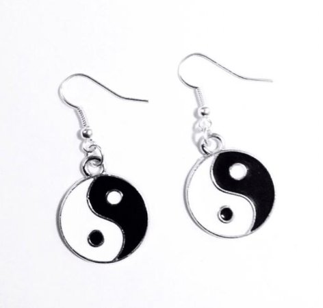 ying yang earrings