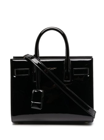 Shop black Saint Laurent nano Sac De Jour tote bag with Express Delivery - Farfetch